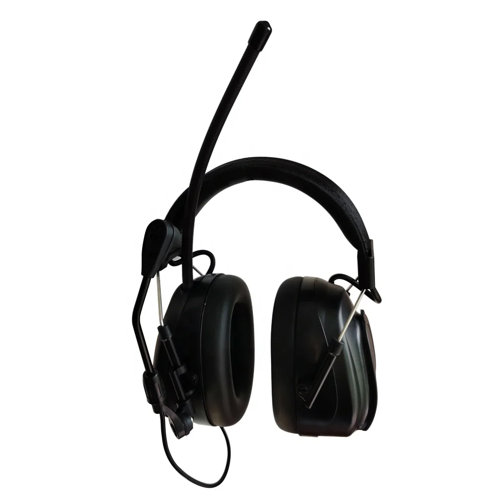 EM3001 DAB+ BT FM Radio Soundproof electronic earmuffs with external microphone