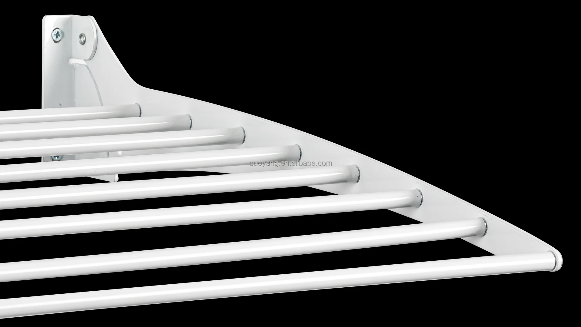 Lightweight Metal Aluminum Folding Clothes Line Dryer Foldable Drying Rack Laundry Hanger For Home