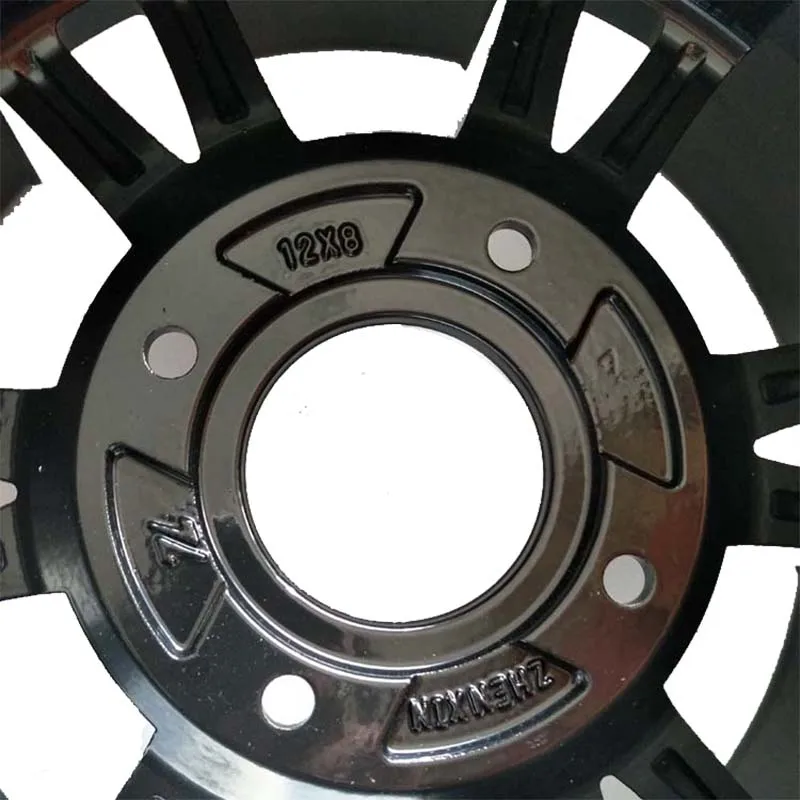 ATV parts 12 inch aluminum alloy front and rear rim wheels for four-wheel kart UTV all-terrain vehicle 12-inch tires