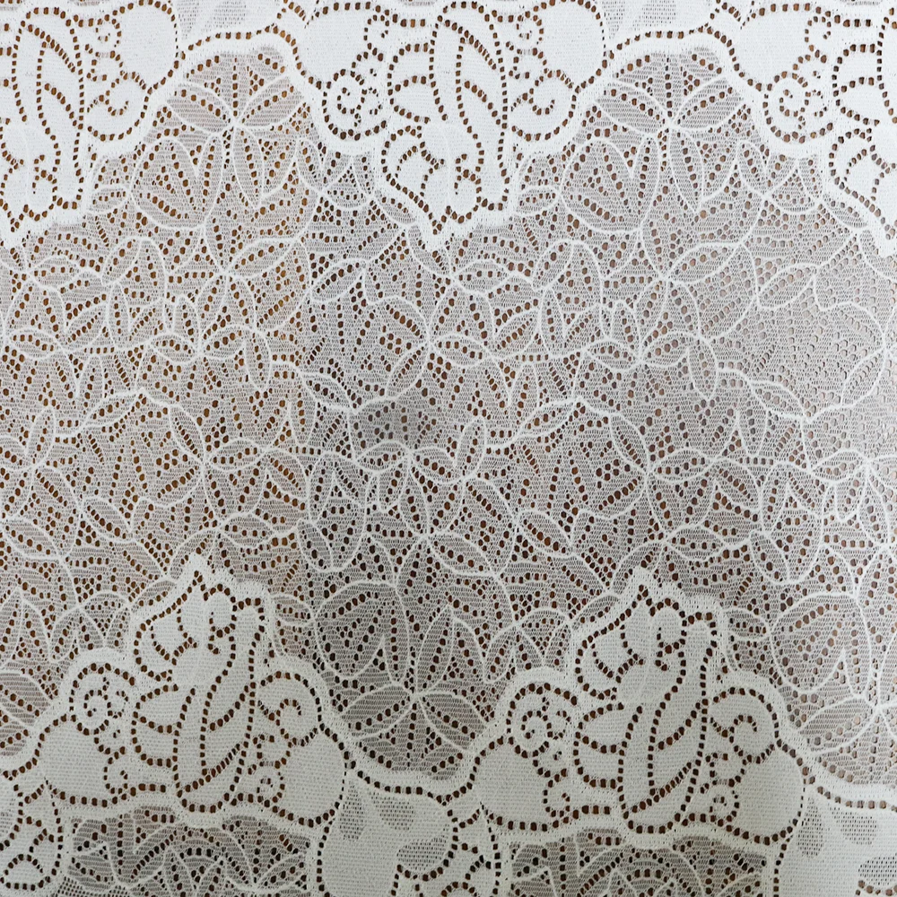 24cm Wide Special Knitted Texture Stretch Lace Lingerie Set Fabric 88.5 Nylon 11.5 Spandex Style Mesh and Tulle for Dresses