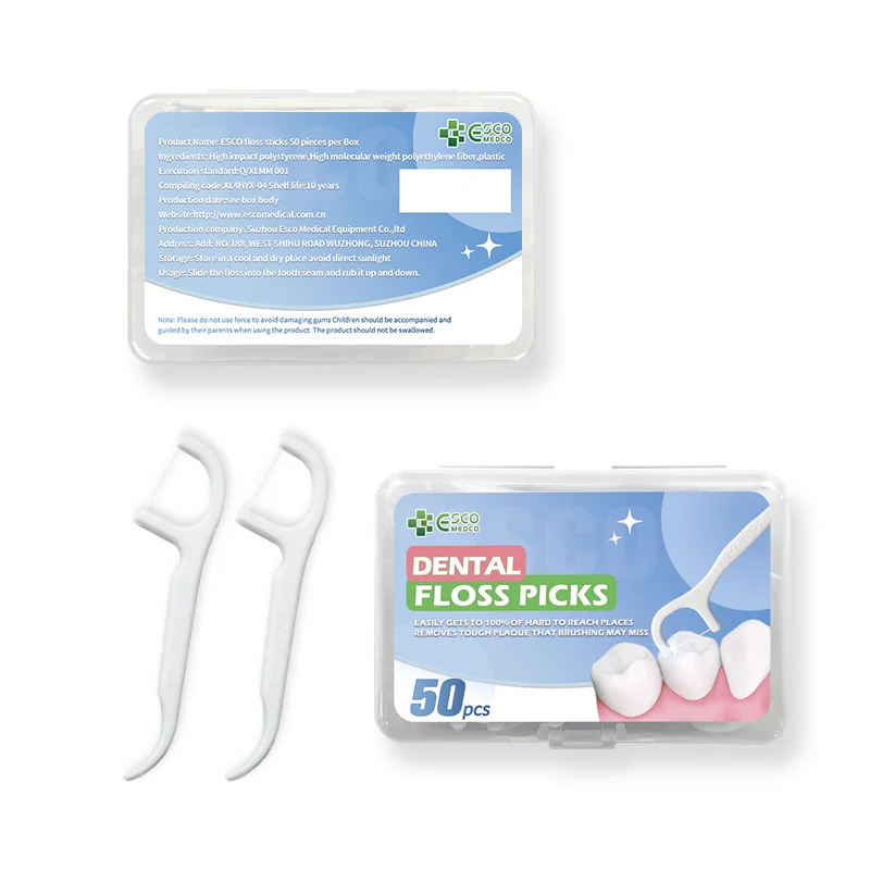 Cheap price individually wrapped coconut dental floss dispenser for tooth health