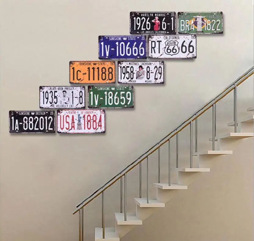 Custom Design Embossed Metal Sign Vintage Retro Poster Custom Funny Tin Signs Wholesale  Bar Garage Wall Decoration Tin Sign