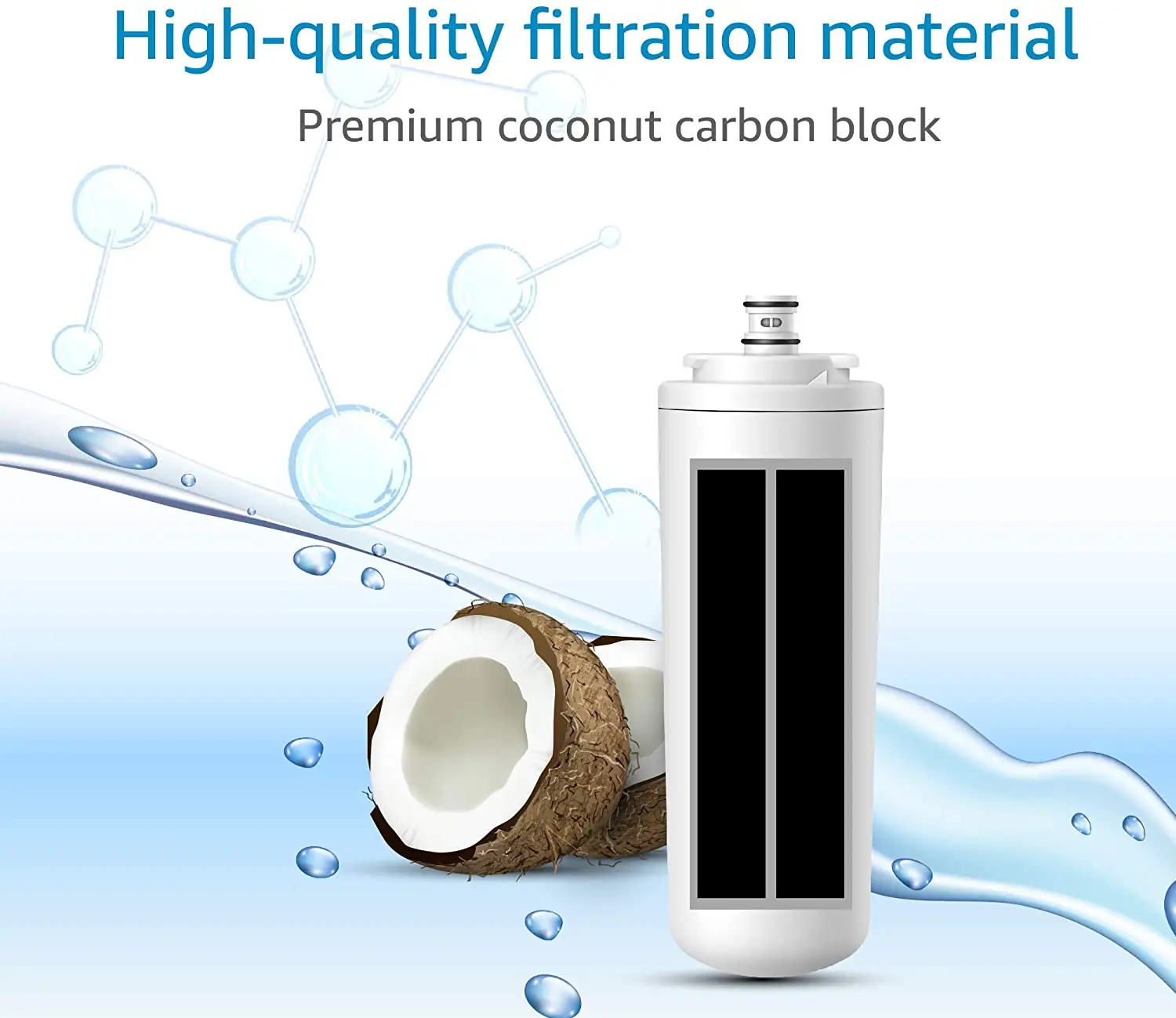 NEW OPENING MOULD AP5527 Reverse Osmosis Pre and Post Water Filter Cartridge, Replacement for undersink