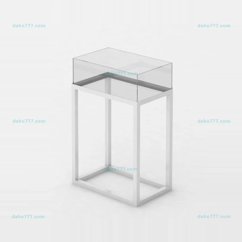 Simple Design Display Rack With Acrylic Box Supermarket Fruit And Vegetable And Candy Display Rack Case Light Stands