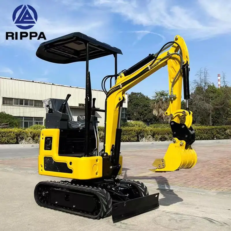 Компактный Роторный экскаватор Rippa 1 тонный 8 мини-экскаватор