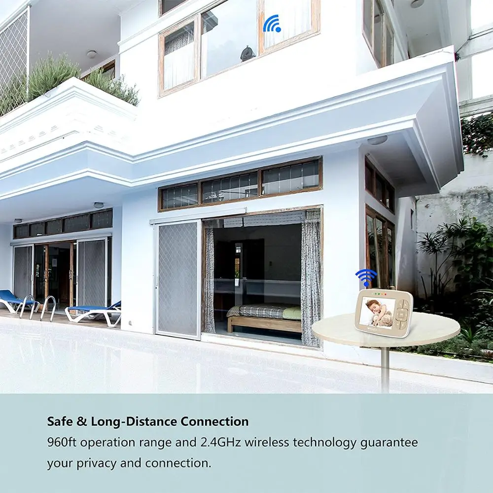 
3.5 inch baby electronic monitor, wireless baby camera, baby protect monitor 