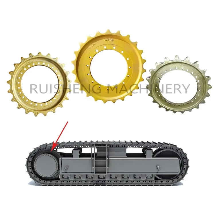 Factory Wholesale Sumitomo Excavator Undercarriage Spare Parts SH100 SH120 SH120/A/A1/A2 SH265 Track Drive Excavator Sprocket