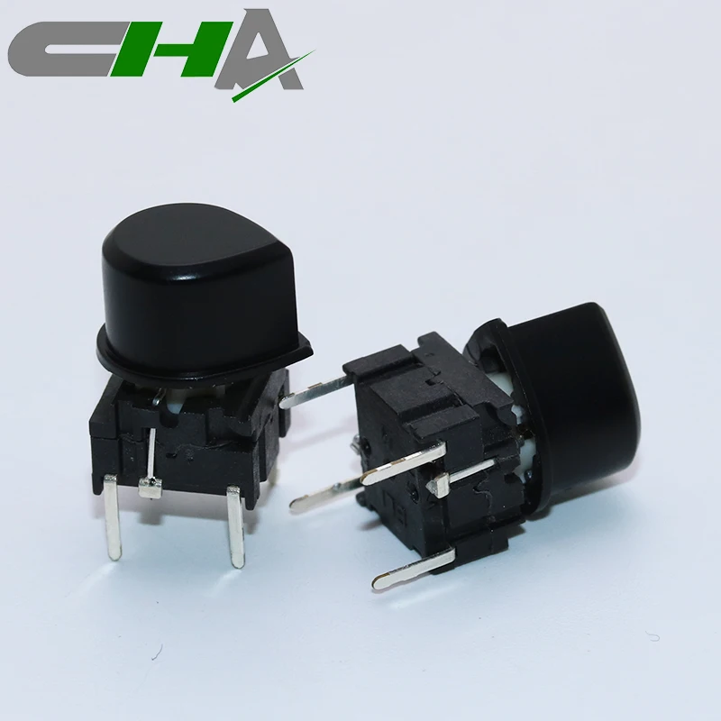 CHA waterproof illuminated tact switch with Water droplet cap ip67 waterproof tact switch