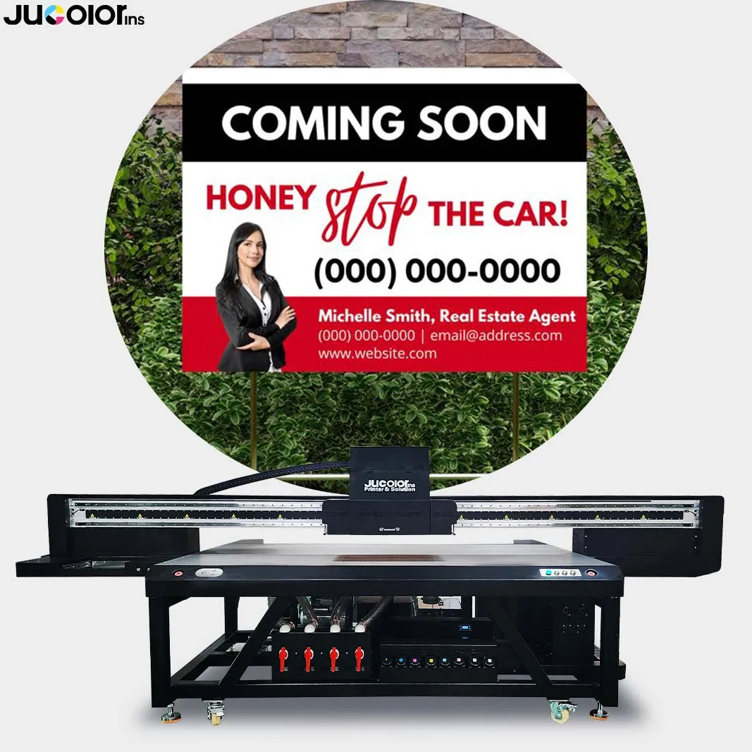 Jucolor Industrial 8 4 feet CJ-UV2513Pro 10 Color Flatbed UV Printer for Mass Production and Customize Printing Service