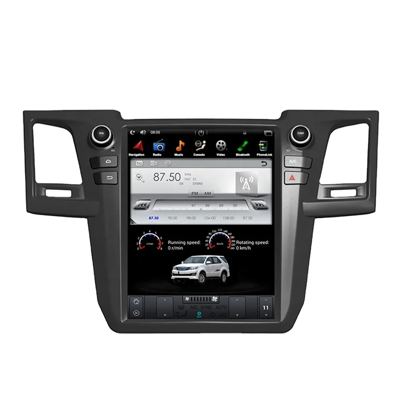 12.1-inch Capacitive Touch Screen Car Radio Bluetooth Car DVD for Toyota Fortuner 2004-2015  Capacitive Touch Screen