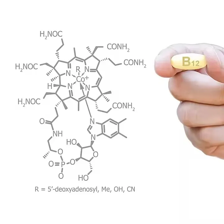 Vitamine B12 Supplement Tablets B12 Vitamin Pills for Healthy Metabolism Essential for Healthy Skin, Hair & Nails