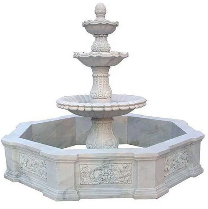 Best price custom mold outdoor decoration granite interior fountain