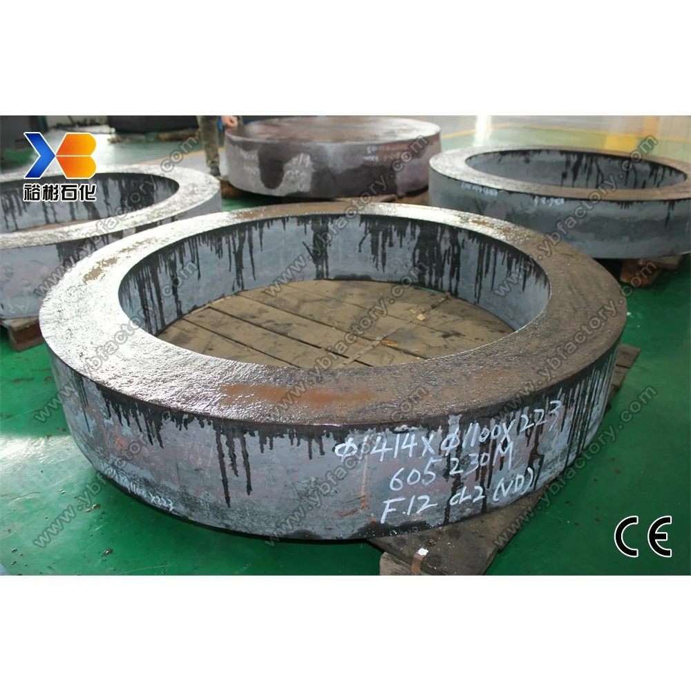 ISO Certificate F12 CL2 Pipe Fittings Large Diameter Customized Precision Forged Plate Flange