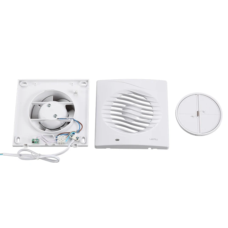 Chrome Painted Panel Ducted Exhaust Fan Kitchen Wall Duct Design Fans