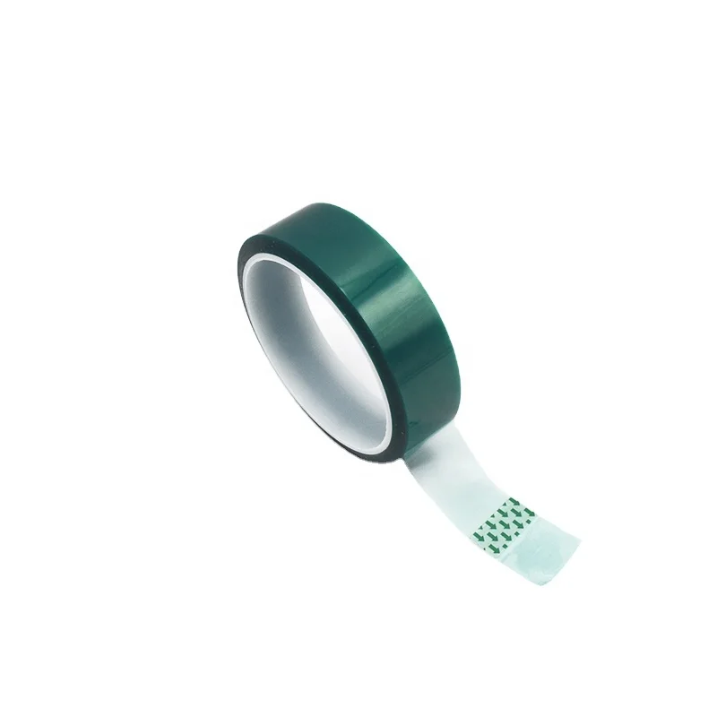 Green PET Shielding Tape High Temperature Resistant ESD Antistatic Silicone Adhesive Tape 3/m 851 pet tape jumbo roll
