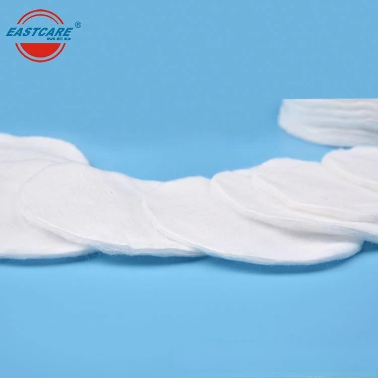 Wholesale Custom pads facial heat spunlace nonwoven make-up cotton pad