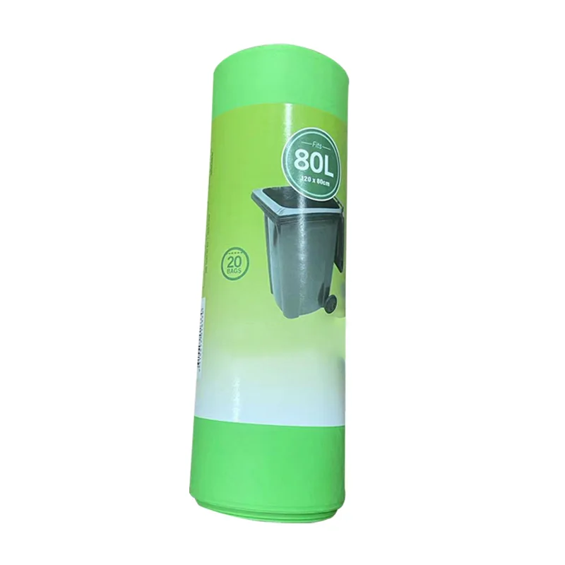 Different Color Customized Wholesale Disposable PLA 100% Biodegradable Garbage trash Bags Compostable Environmental Protection