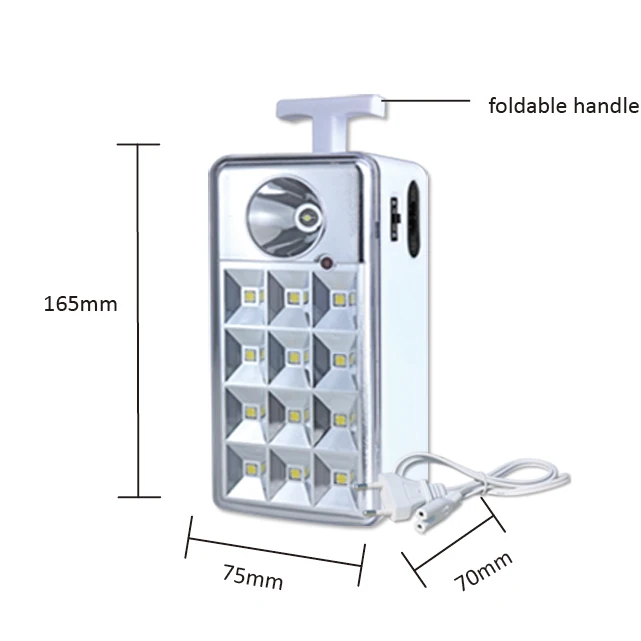 Best Rechargeable load shedding Emergency Lantern light with phone charger Power Bank power outage