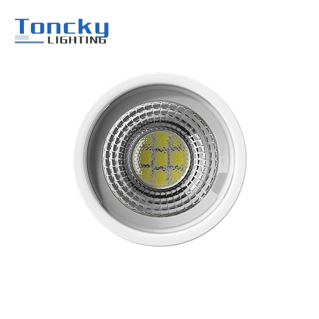 Spot light 7W led bulb track light bulb lens COB 3000K warm white GU10 MR16 led bulb