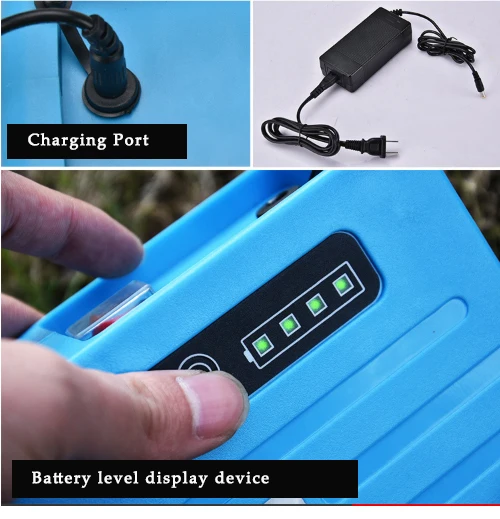 2023 Hot Sale Garden Tool Handhleld Adjunstable Blue Electric Tree Pruner