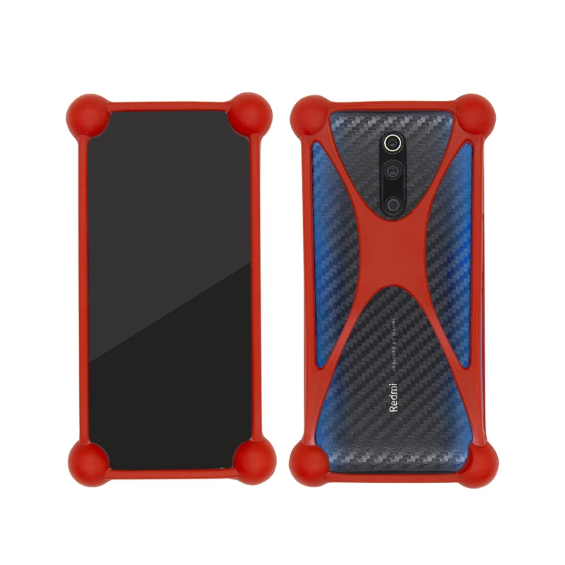 In Stock Universal Silicone Cell Phone Holder Case Cover With Folding Stand