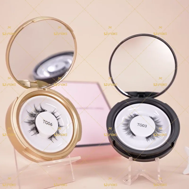 Wholesale Eyelashes Faux Mink Magnetic Eyelashes No Glue Is Needed With Custom Logo From Eyelash Factory