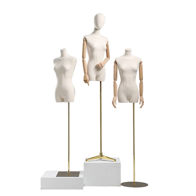 Fashion Half Body Mannequins Dummy Torso Clothes Display Male Mannequin for Display Mannequins