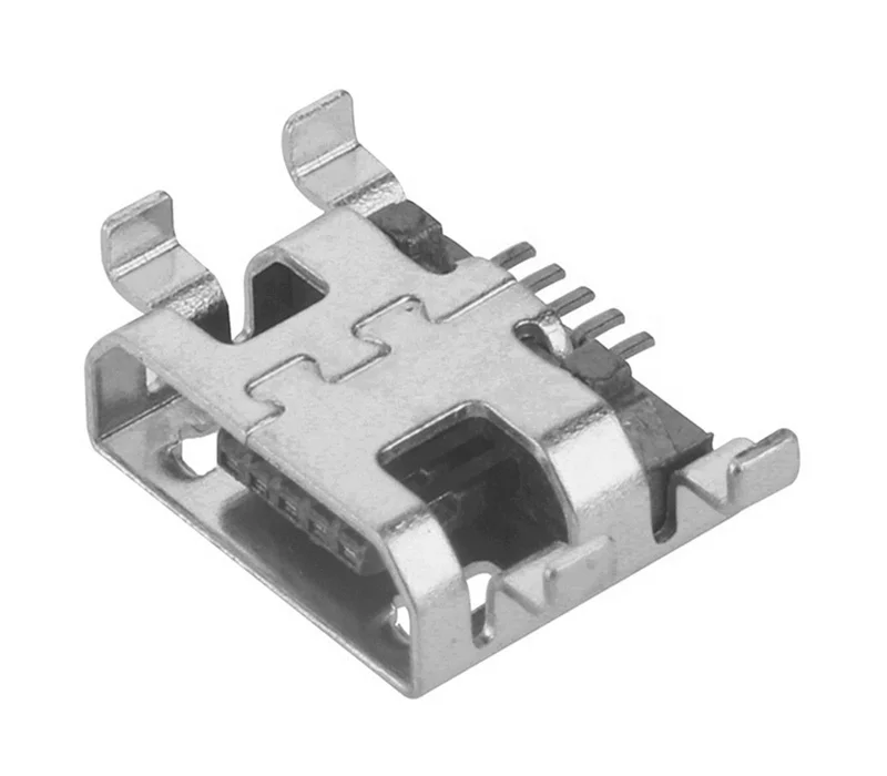 MUP 5pin female micro usb sokcet dip smt type usb terminal connector for mobile phone earphone hot sale in India Israel Turkey