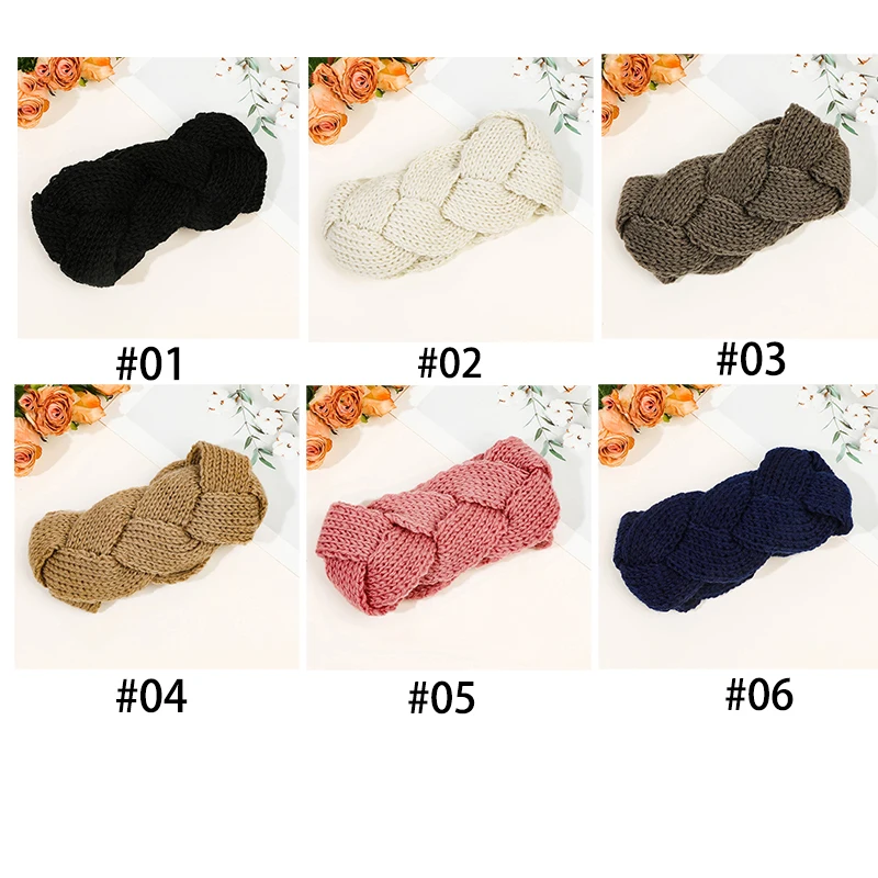 Autumn Winter Unique Sweet Elastic Hair Bands Solid Color Fabric Hair Band For Washing Face Braided Braids Accessories Wholesale