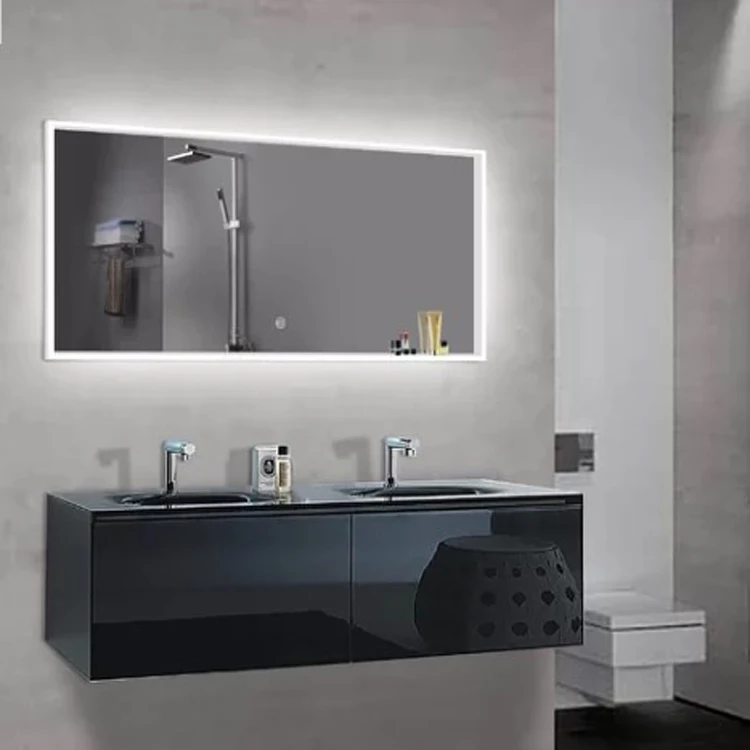 Manufacturers Selling Led Square Mirror Wireless Led Smart Mirror Touch Screen Led Mirror Bathroom