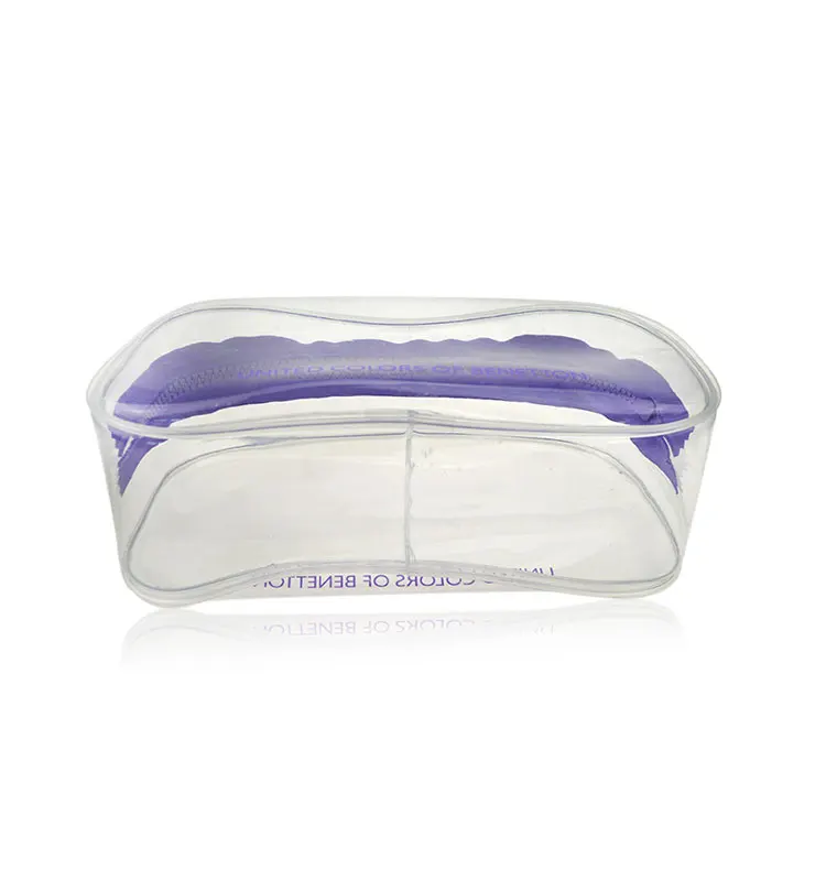 Custom Wholesale PVC Cosmetic Bag Portable Travel Water-proof Beauty Toiletry Pouch Clear Makeup Storage Bag