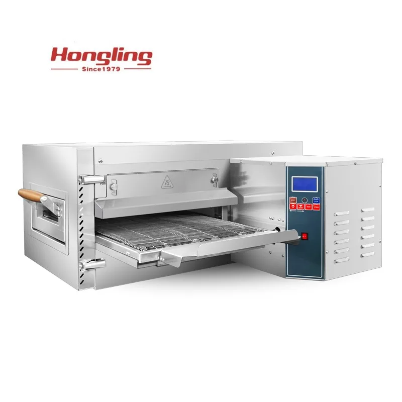 Industrial Baking Oven LNG/LPG/ELEC Automatic Conveyor Oven Pizza  Pita Tunnel Oven Conveyor Pizza Oven