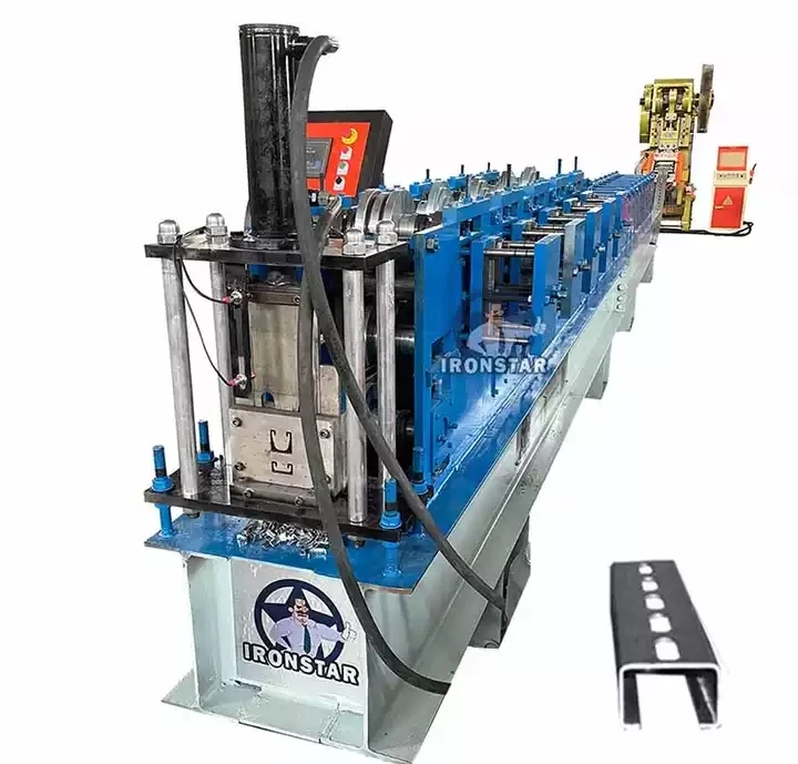 Солнечная Монтажная Система C распорная машина для формования каналов 41 мм 21 фотоэлектрическая стендовая роликогибочная