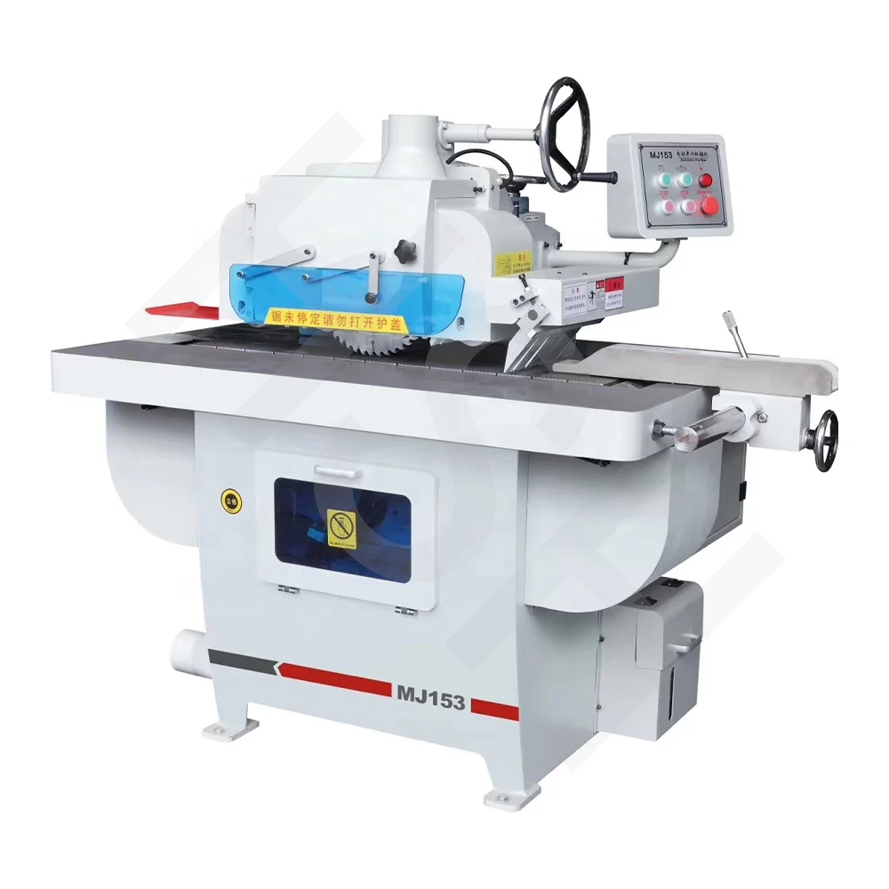 80mm 90mm 120mm thickness Single Blade Woodworking Rip Saw Machine for Wood