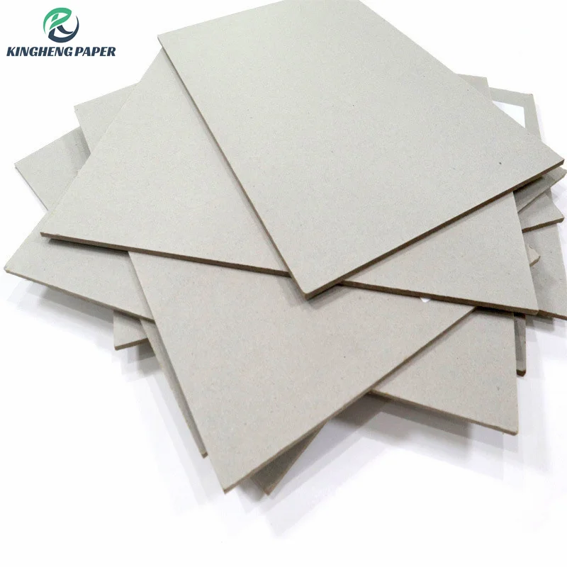 Cheap Factory Price Sheets Thick Gray Cardboard Insoles Shoes Grey Paperboard grey board