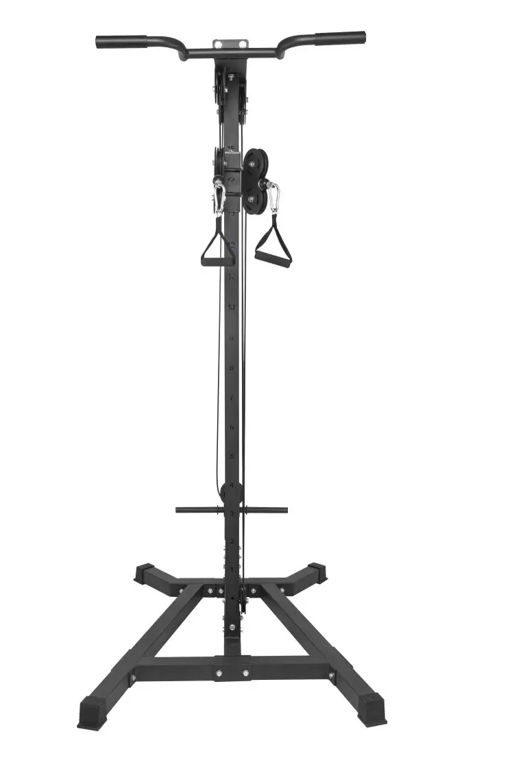 ZYFIT Cable Station with Adjustable Dual Pulley System Plus for Functional Home Gym