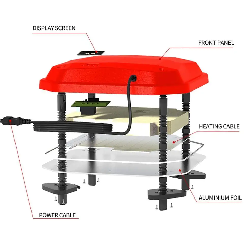 Adjustable Height Chick Brooder Heating Plate for Keep Warm