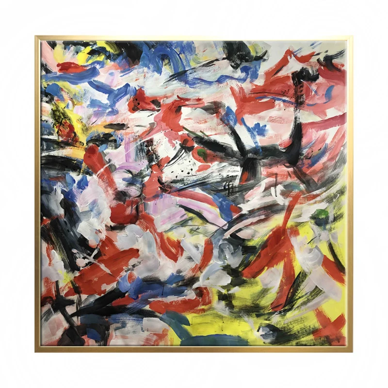 Custom High Quality Modern Abstract Oil Painting Artwork For Hotel Decor