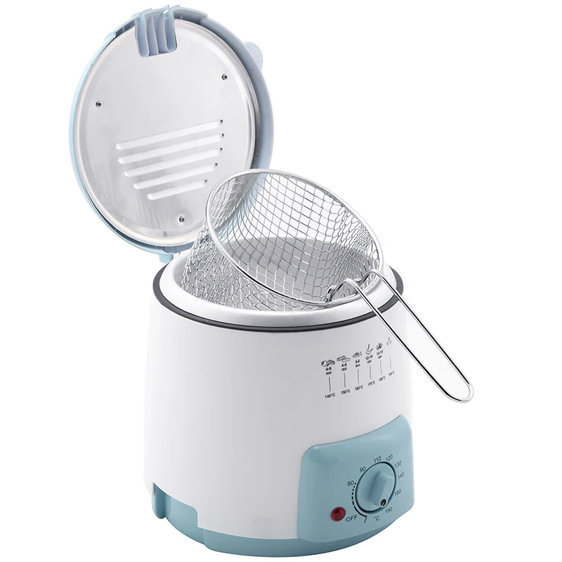 Deep Oil Mini Electric Fryer High Quality Family Kitchen Mini Electric 840w 0.9L oil capacity Deep Fryer