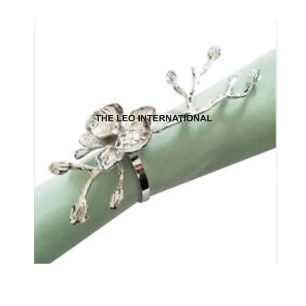 gold Lilly dinner napkin ring