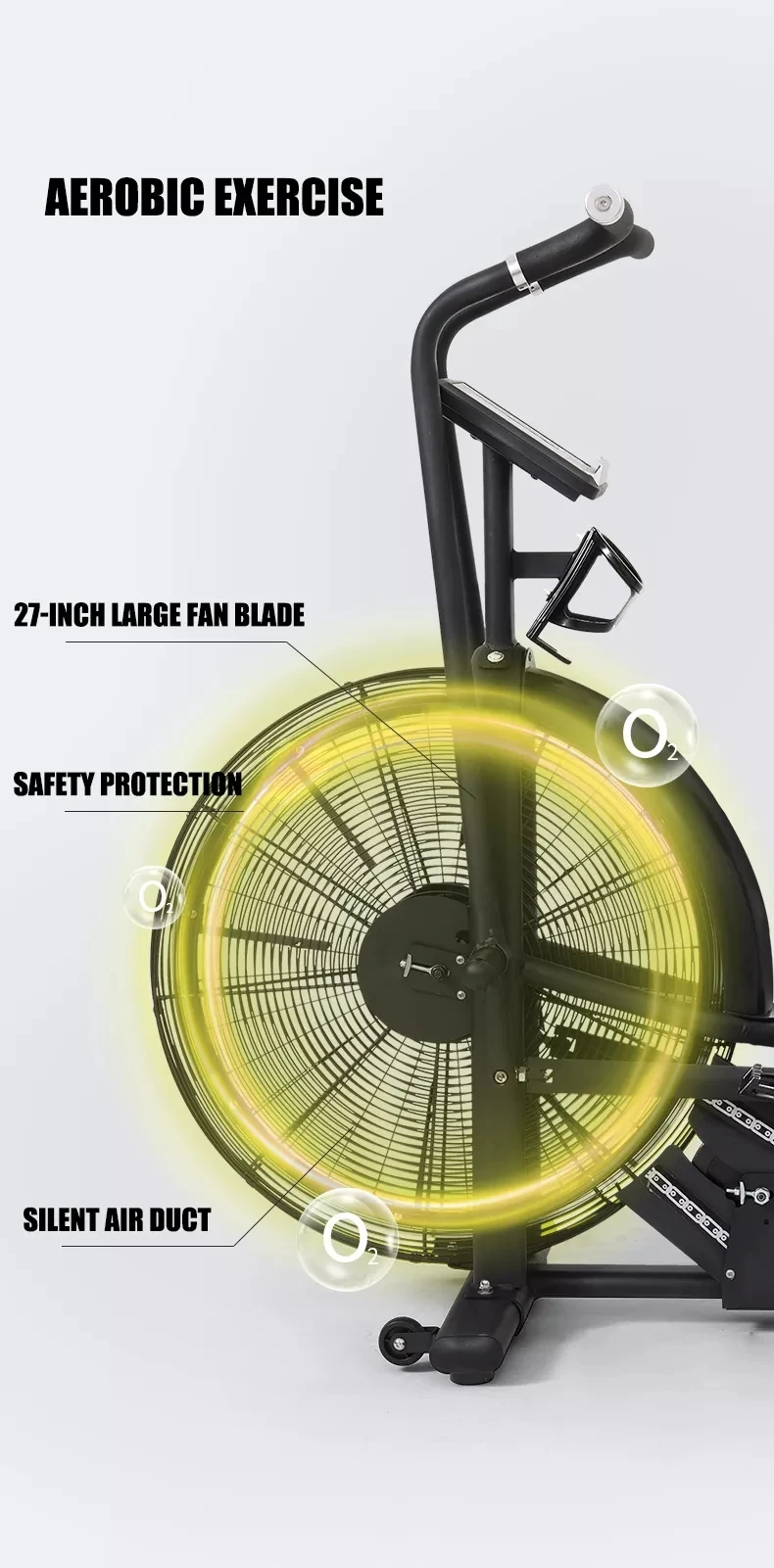 Professional Commercial Household Aerobic Training Exercise Bike