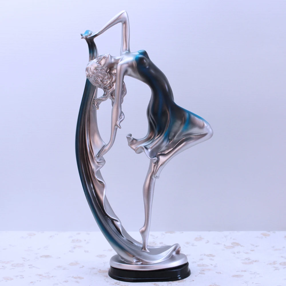 Resin Statue, Resin Gift, Dancing Girl Figurine