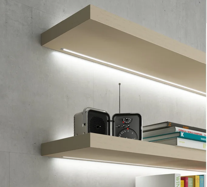 Утопленный светодиодный точечный датчик движения, 12 В постоянного тока, светодиодная полоса для витрины, освещения шкафа, сенсор сканирования вручную для Led-образцов, музеев, 80