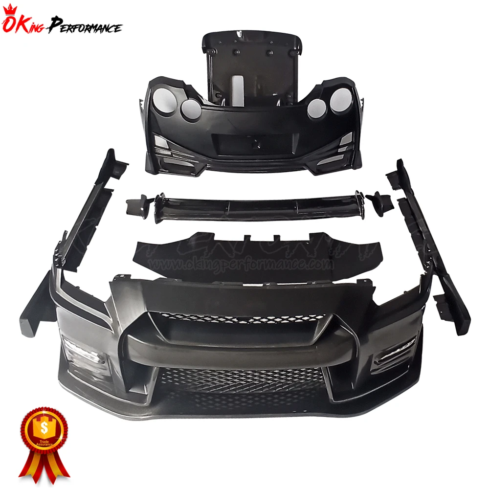  Nismo Стиль Боди 17 Ver. ПП и углеродное волокно 2008-2016 для Nissan R35