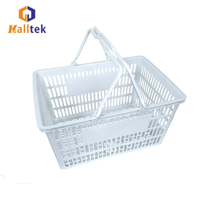 Hot sale grocery basket, hand shopping baskets, supermarket shopping basket with logo
