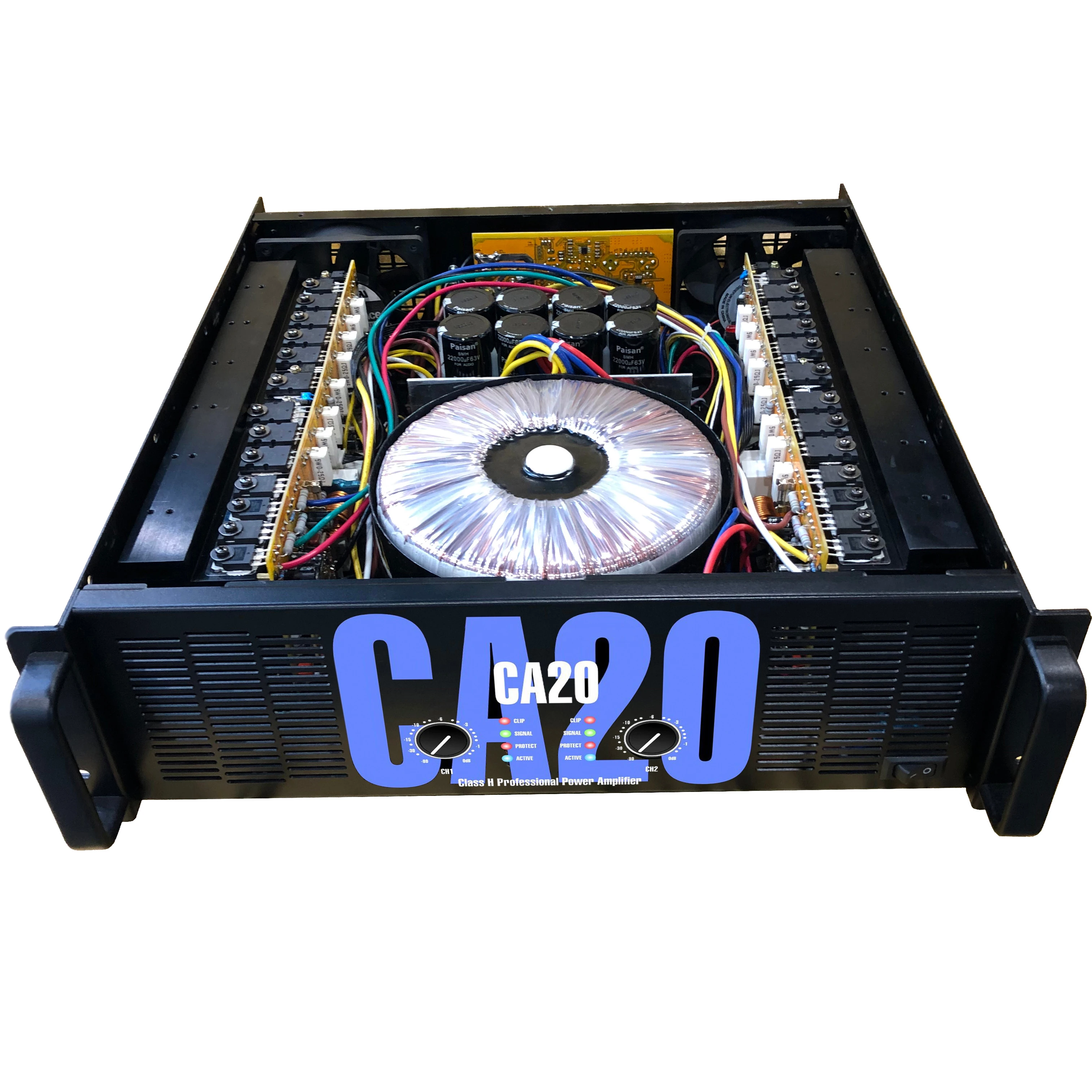 2 OHM POWER AMPLIFIER PRO AMP CA20  2*1600W