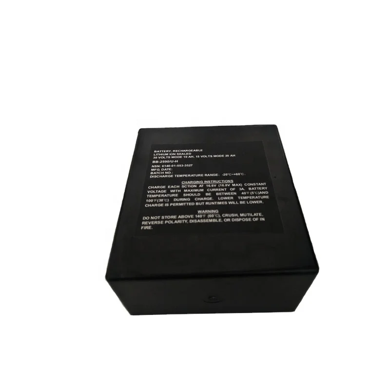 Equipment power supply rechargeable lithium ion battery bb-2590/u