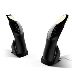 Portable 3 Modes Wireless Charging Face Cleanser Ultrasonic Skin Scrubber For Home Use