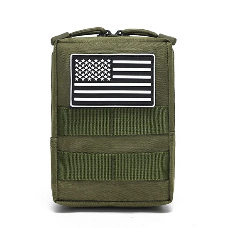 Mini Fashion Sport/Daily Waist Bag Waterproof Tactical Molle Backpack Zipper Closure Colorful Logo Pouch Functional Decorative