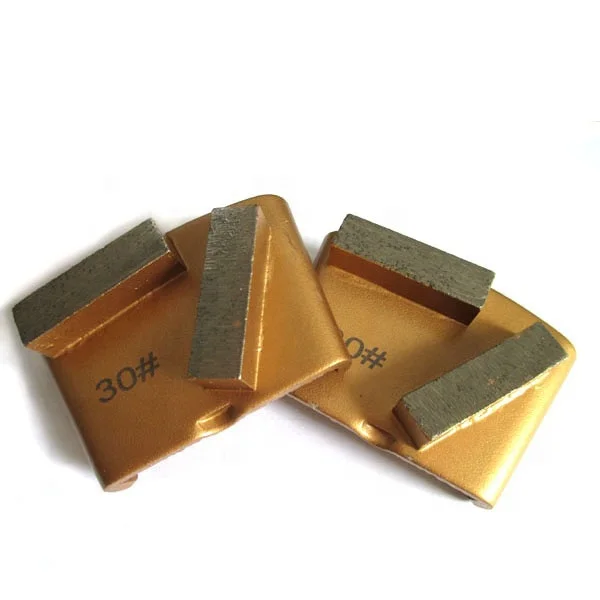 China Pulifei Floor Machine Grinding Tools Wet Using Grinding Shoes Metal Grinding Pad For Granite Floor